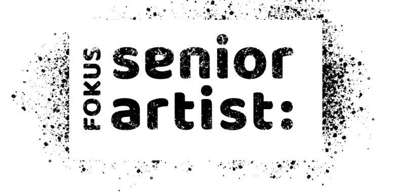 WIENWOCHE 2023: Fokus: Senior Artist. A stencil graphic of the project titled Fokus Senior Artist. © Almut Rink